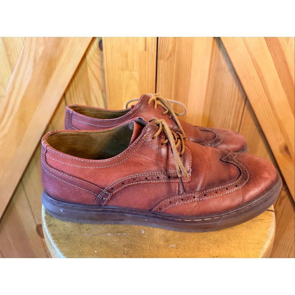 Arkbird  Men’s Oxford Redish Brown Leather Casual Shoes Size 10.5